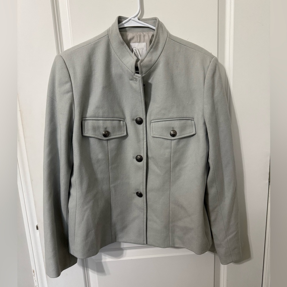 Clifford & Wills Women's Gray Wool button Jacket NEW‎